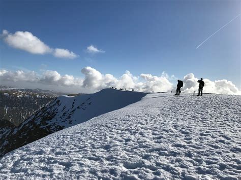 Helvellyn in Winter - Mountain Walks