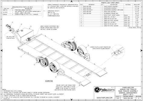 Airbag Car Trailer Plans Fabplans