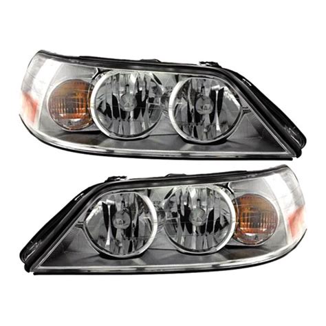 New Pair Of Halogen Headlight Compatible With Lincoln Town Car Ultimate