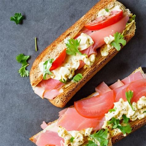 Stokbrood Met Rauwe Ham En Eiersalade Jumbo