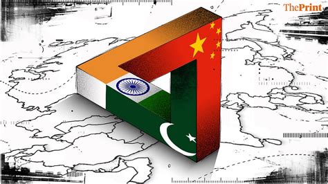 Two Sided Triangle Fast Growing India Is Caught In China Pakistan