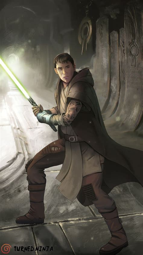 Custom Drawing - The best Jedi from Star Wars | Star wars images, Star ...