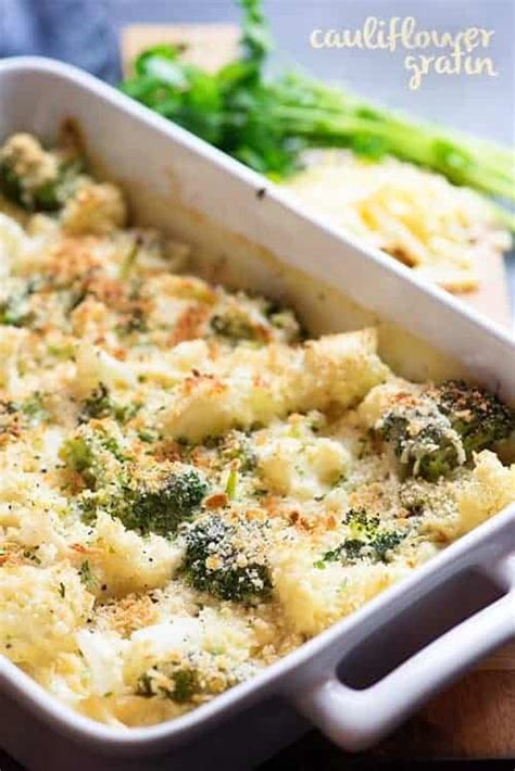 Cheesy Broccoli And Cauliflower Gratin Buns In My Oven