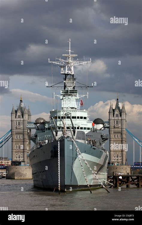 Hms Belfast Is A Museum Ship Originally A Royal Navy Light Cruiser