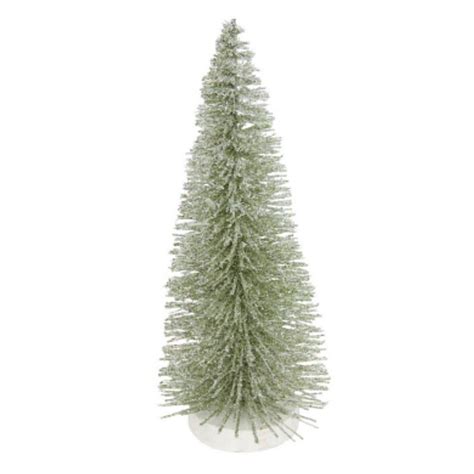 Green Glitter Brush Tree Ornament