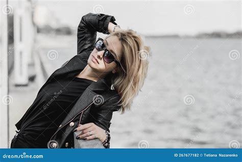 Grunge 90x Fashionable Collection Women S Outfit Stock Photo Image