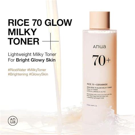 Anua Rice 70 Glow Milky Toner 845 Fl Oz 250ml Kbeauty Skincare