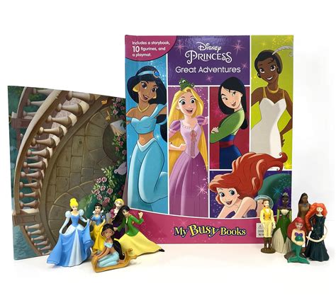 Disney Princess My Busy Books Book And Figurines By Maxgoudiss On