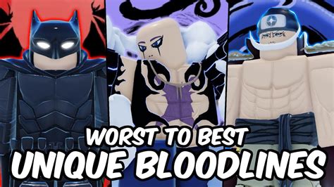 EVERY Unique Bloodline RANKED From WORST To BEST Shindo Life