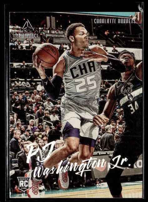 2019 20 PANINI CHRONICLES LUMINANCE PJ WASHINGTON JR RC CHARLOTTE