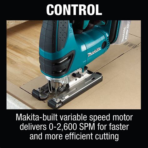 Makita DJV180Z Cordless Jigsaw 18V Max Cutting 135mm 2600spm