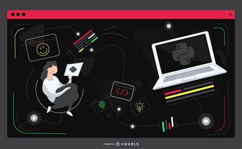 programming code website illustration vector