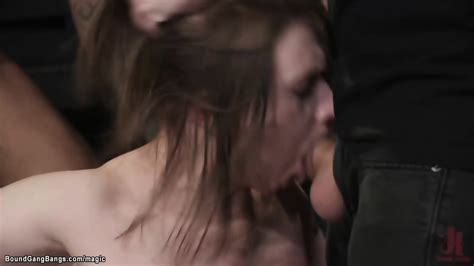 Bound Babe Dp Fucked And Cummed