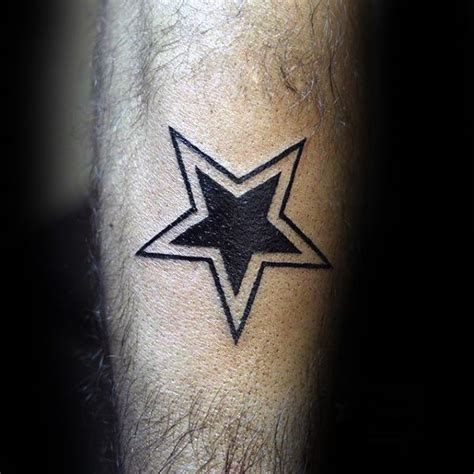 40 Simple Star Tattoos For Men Luminous Ink Design Ideas Star Tattoos For Men Star Tattoo