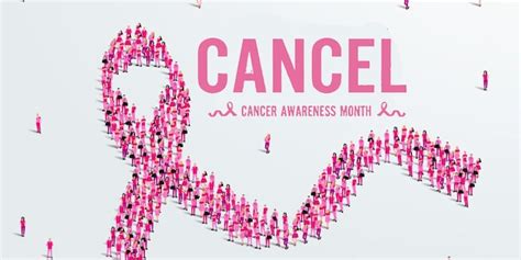 Premium Photo | Pink ribbon on pink background of breast cancer ...