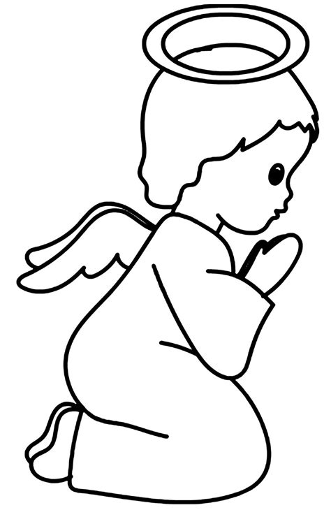 Desenhos De Anjo Para Colorir Atividades Educativas