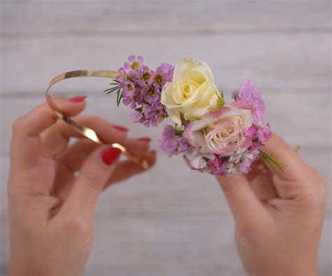 Diy With Flowers Floral Headband Artofit