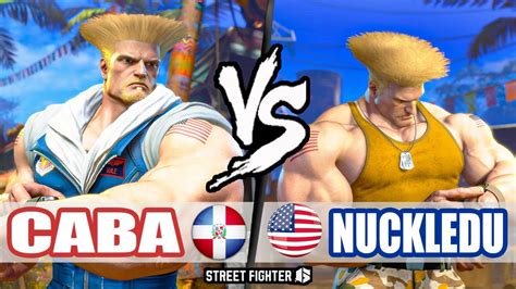 Sf Caba Guile Vs Nuckledu Guile Street Fighter Youtube