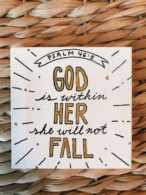 God Is Within Her She Will Not Fall Psalm 465 Psalms Psalm 46