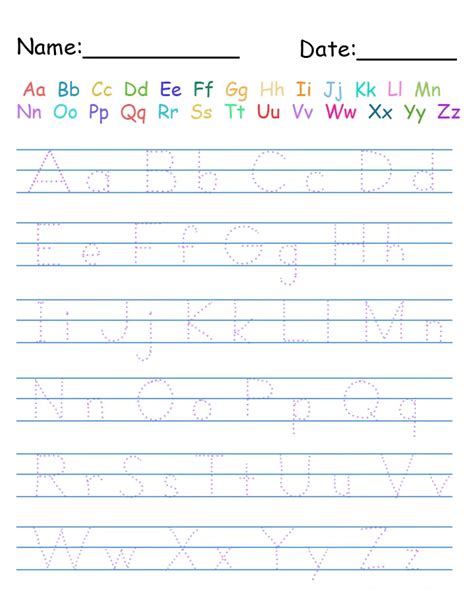 Helpful Handwriting Worksheet