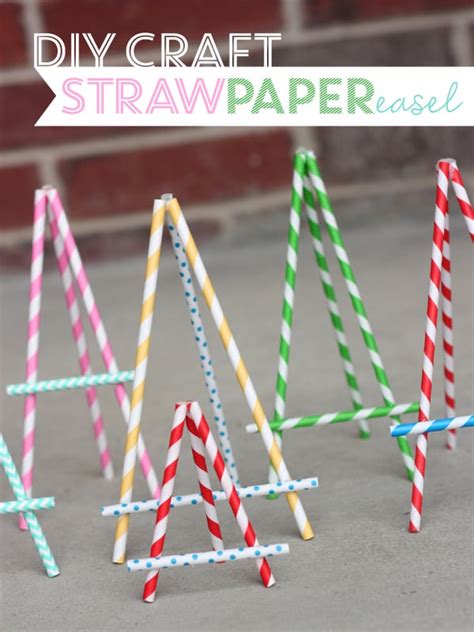 DIY Paper Straw Crafts