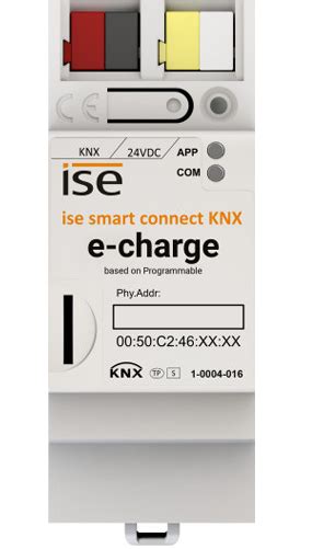 New Product The Smart Connect Knx E Charge Ise Individuelle