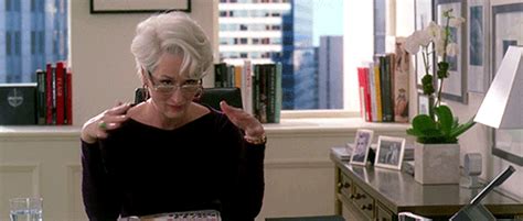 Meryl Streep in “The Devil Wears Prada” (GIF) | MATTHEW'S ISLAND