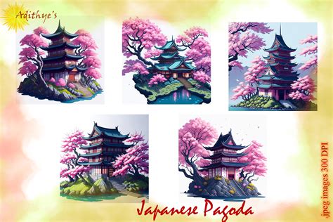 Japanese Pagoda Backgrounds Graphic by Adithye's · Creative Fabrica