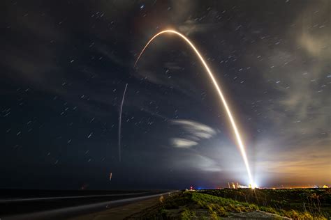 Spacex Lanza Sat Lites Starlink Desde El Cohete Falcon