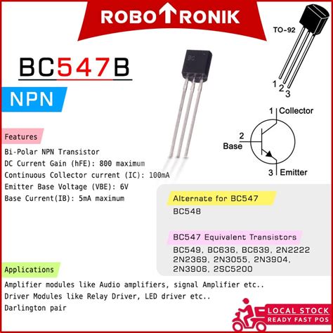 Bc548 Transistor Datasheet Equivalent Pinout Faq 55 Off