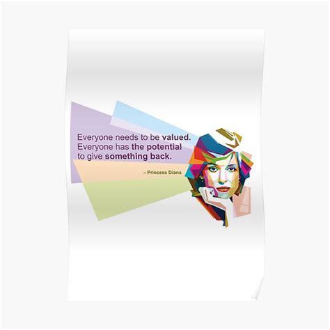 "Princess Diana Quotes" Poster by DariaDelwynn | Redbubble