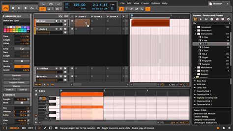 Tutorial Bitwig Studio Crear Mini Canci N Kick Hi Hat Clap Y