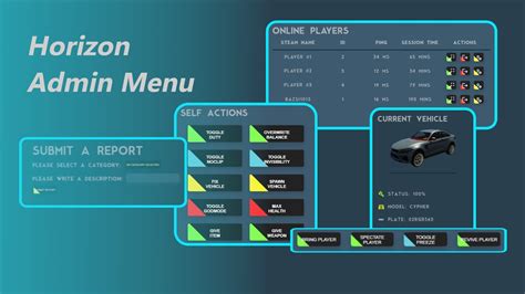 FiveM Horizon Admin Menu QBCore ESX YouTube