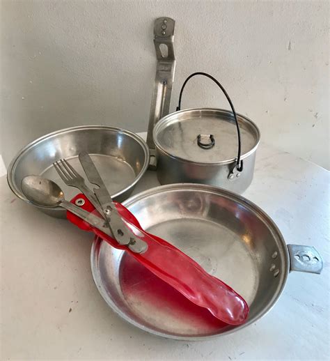 Boy Scouts Vintage Regal Mess Kit Vintage Boy Scout Skillet Etsy