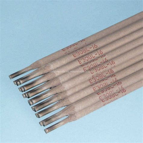 E L Stainless Steel Welding Rods With Titanium Calcium Coating