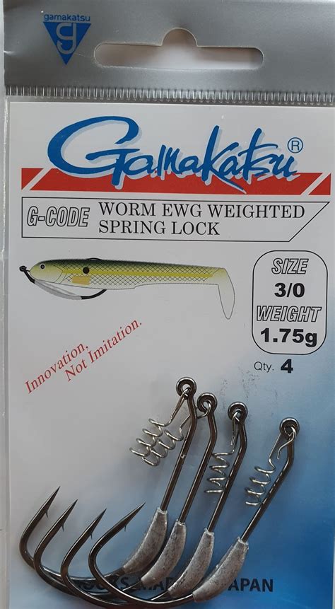 Gamakatsu Worm EWG Weighted Spring Lock TackleXperts