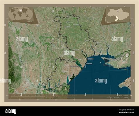 Odessa Region Of Ukraine High Resolution Satellite Map Locations And