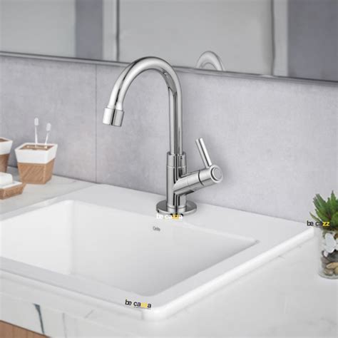 Torneira Pia de Banheiro Lavatório Lavabo Cromada Premium ABS 1 4 de