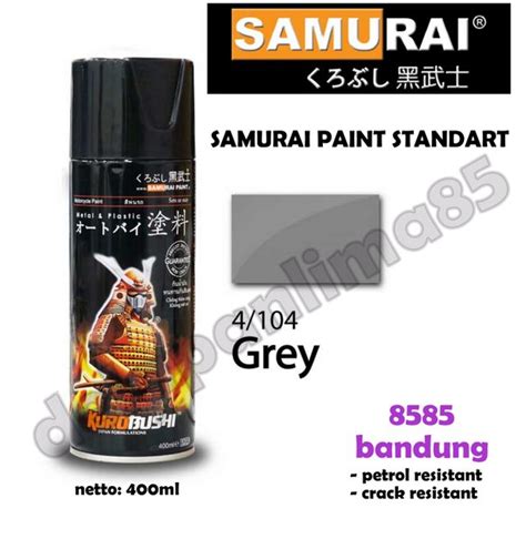 Jual Samurai Paint Grey Abu Abu Cat Semprot Pylox Pilox Pilok Helm