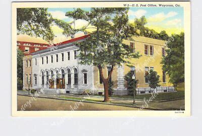 PPC Postcard GA Waycross Georgia Us Post Office Usps Building ...