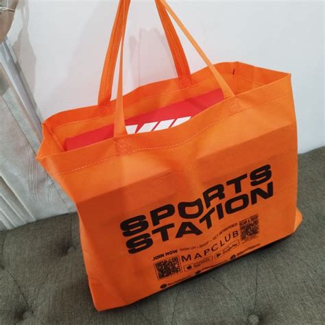 Tas Goodie Bag Sport Station Paper Tote Bag Original Map Club, Luxury ...