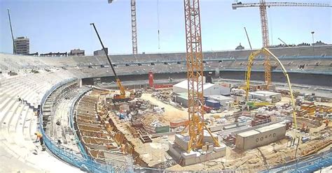 As Van Las Obras Del Camp Nou En La Primera Semana De Junio