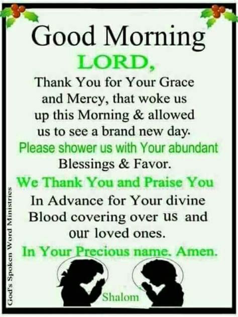 Good Morning Prayer Morning Blessings Good Morning Good Night