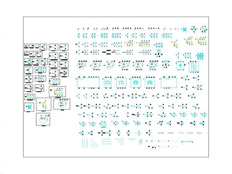 Muestra De Símbolos Para Planos Eléctricos Unifilares En AutoCAD