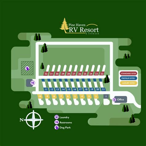 park map pine haven rv