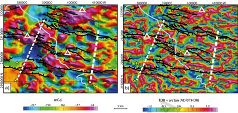 A Total Magnetic Field Tmf Chart Of The Acambay Graben B Tilt