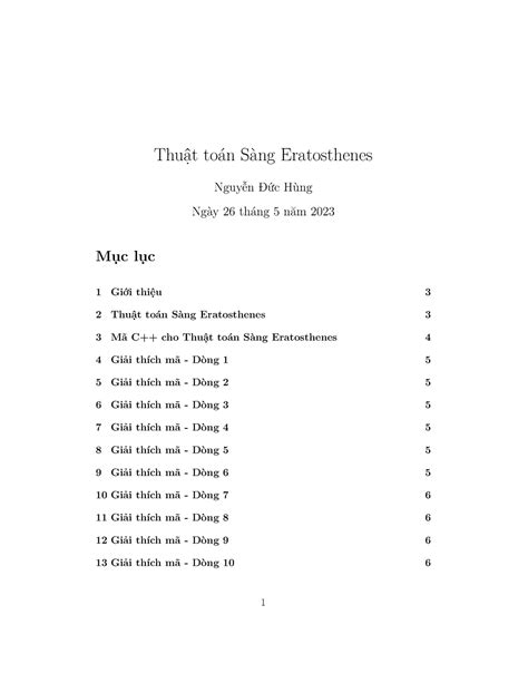 Thuat Toan Sang Snt Hi Introduction Of Computing Thu T To N S Ng