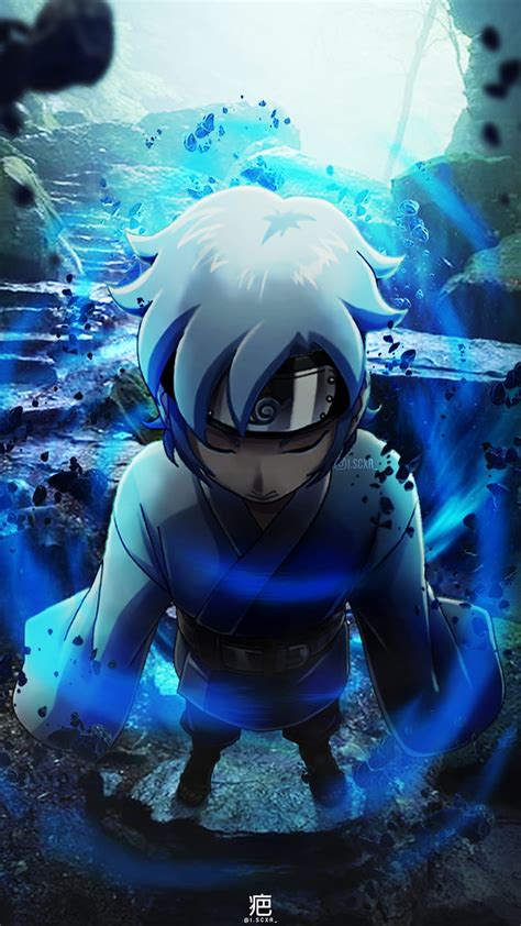 Mitsuki Boruto Next Generations Electric Blue Nature Nature Boruto