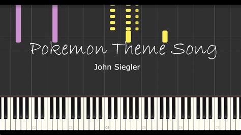 Pokemon Theme Song John Siegler Piano Tutorial By Stardust Youtube