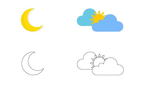 Sunny Weather Vector Bundle Illustration Graphic by gemintangstudio ...